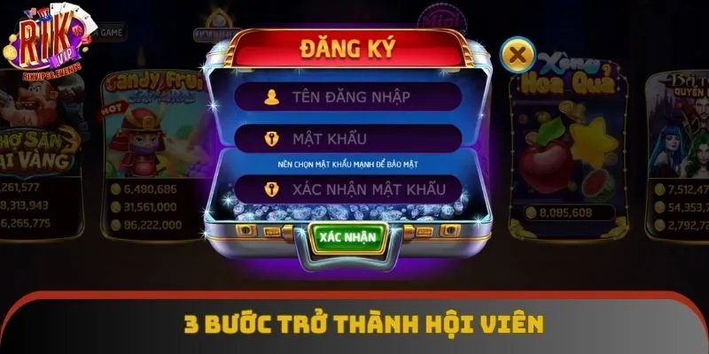 3 bước trở thành hội viên 3 bước trở thành hội viên